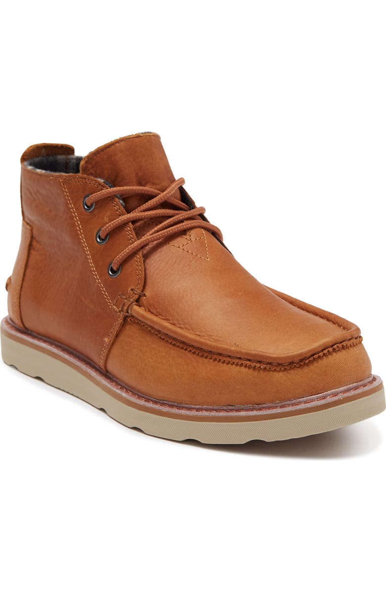 TOMS Moc Toe Leather Chukka Boot, Main, color,