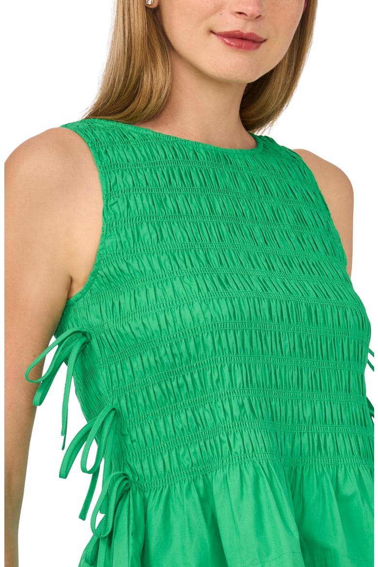 Woven Puckered Tank, Alternate, color, KELLY GREEN