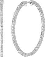 Bony Levy Audrey Diamond Inside Out Hoop Earrings