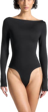 Manière De Voir Eva Boat Neck Bodysuit