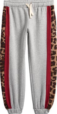 Vintage Havana Leopard Stripe Cotton Joggers