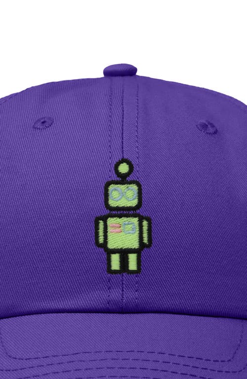Dalix Robot Hat In Purple