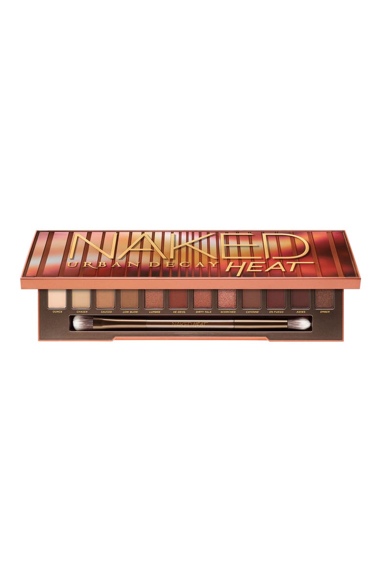 Naked Heat Eyeshadow Palette, Main, color, ORANGE