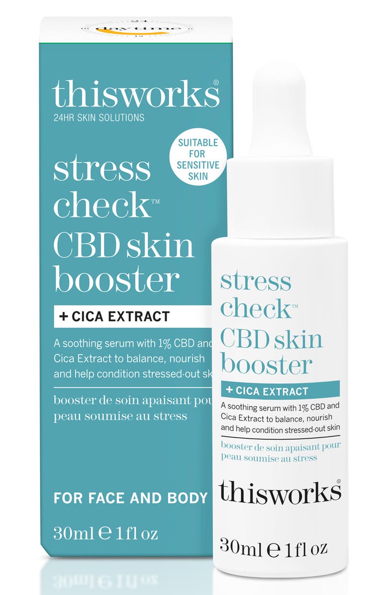 thisworks<sup>®</sup> Stress Check<sup>™</sup> CBD Skin Booster Soothing Serum, Alternate, color,