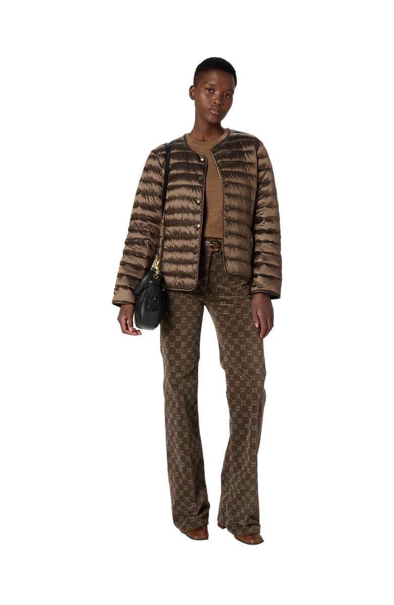 GERARD DAREL Micaela Quilted Reversible Down Jacket, Alternate, color, Cigar