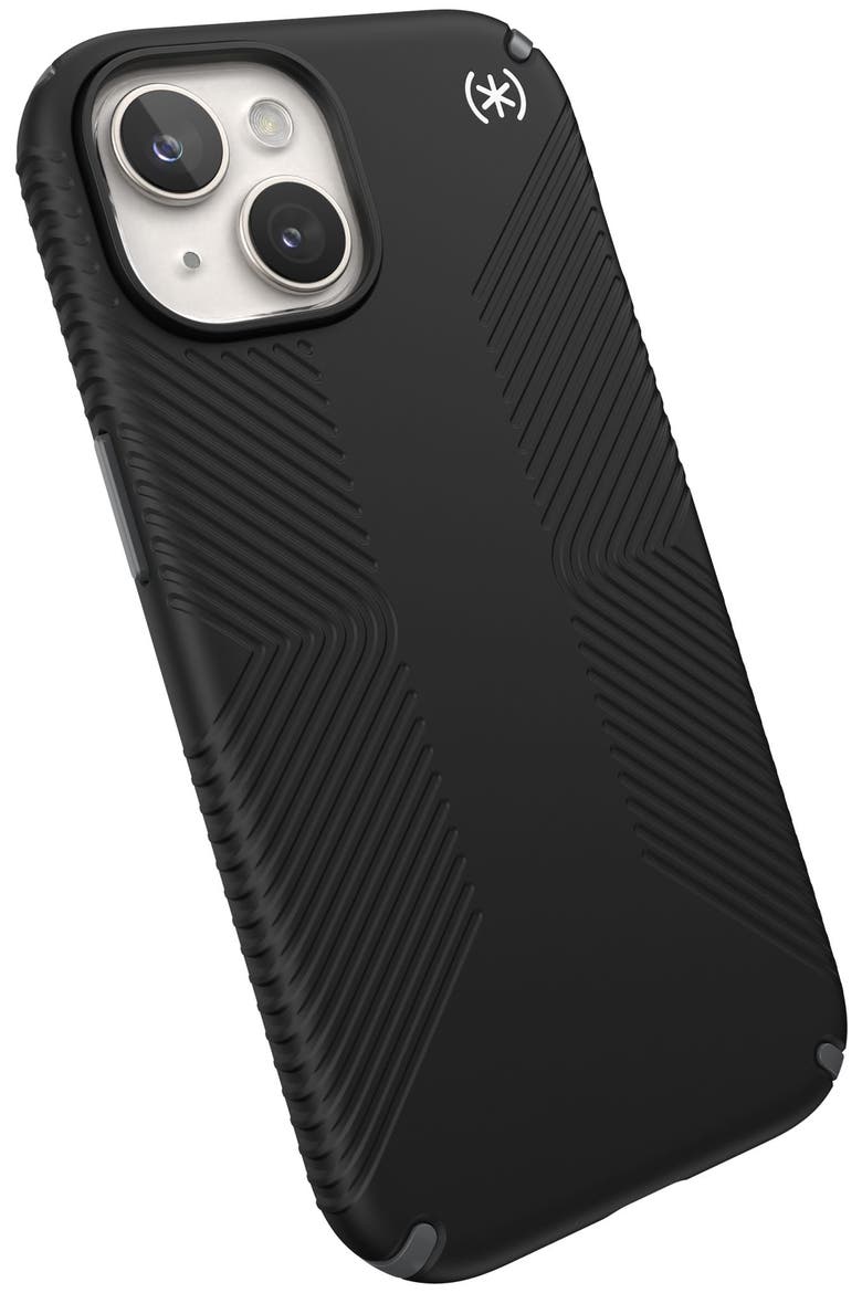 Presidio2 Grip Case for Apple iPhone 15 / iPhone 14 / iPhone 13, Alternate, color, Black