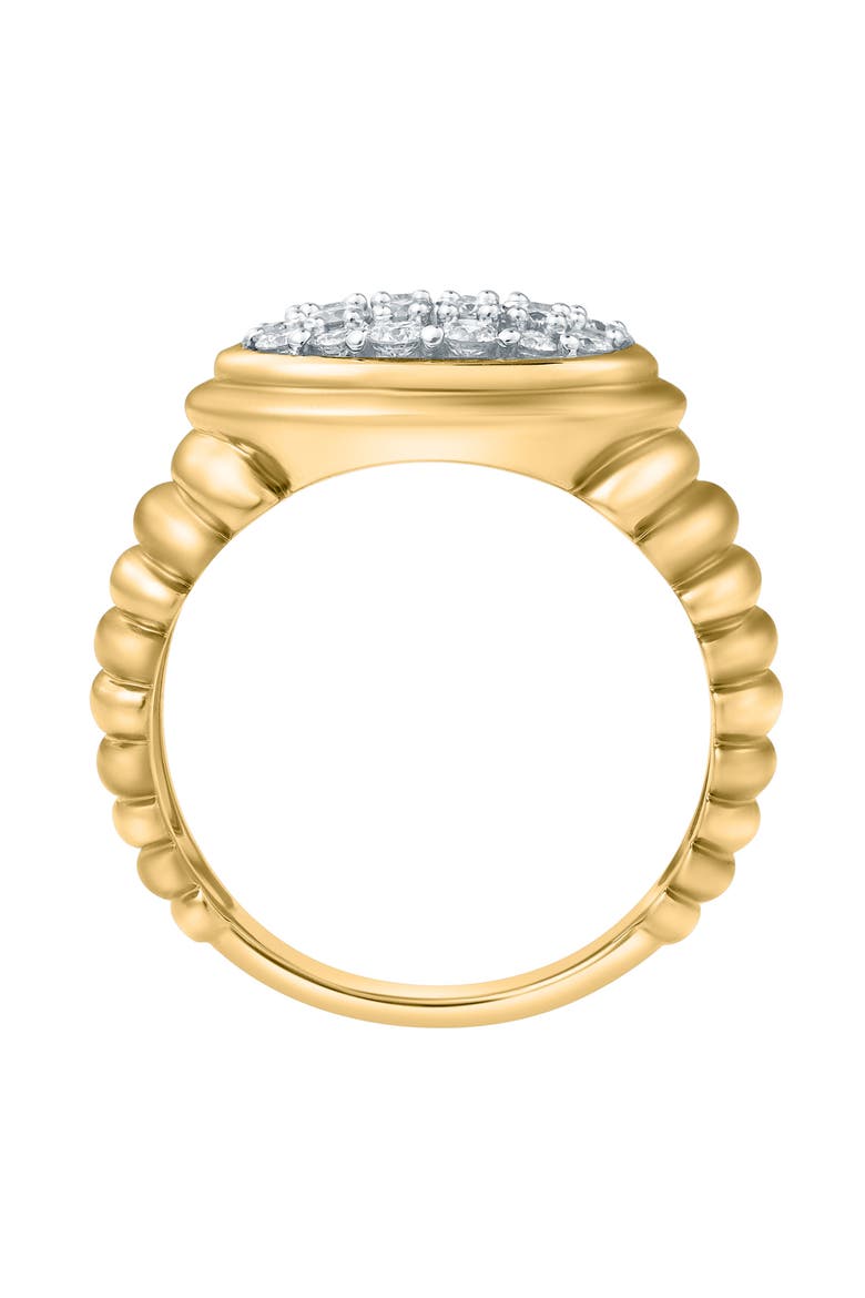 Celeste 0.6 Ct 14K Gold Puff Diamond Ring, Alternate, color, 14K Yellow Gold