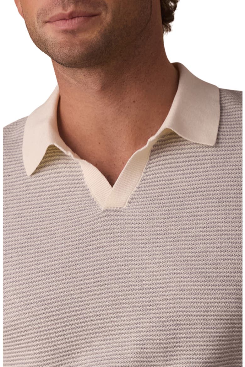 Robles Bird's Eye Polo, Alternate, color, CREAM/ GREY
