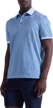 Bugatchi Three-Button Performance Polo