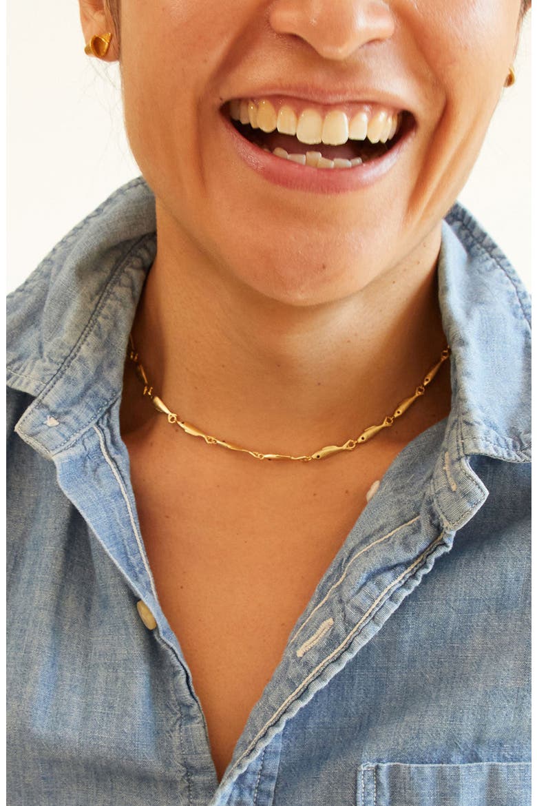 Sardine Chain Necklace, Alternate, color, VINTAGE GOLD