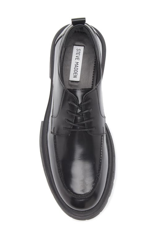 Steve Madden Zelle Lug Sole Derby In Black