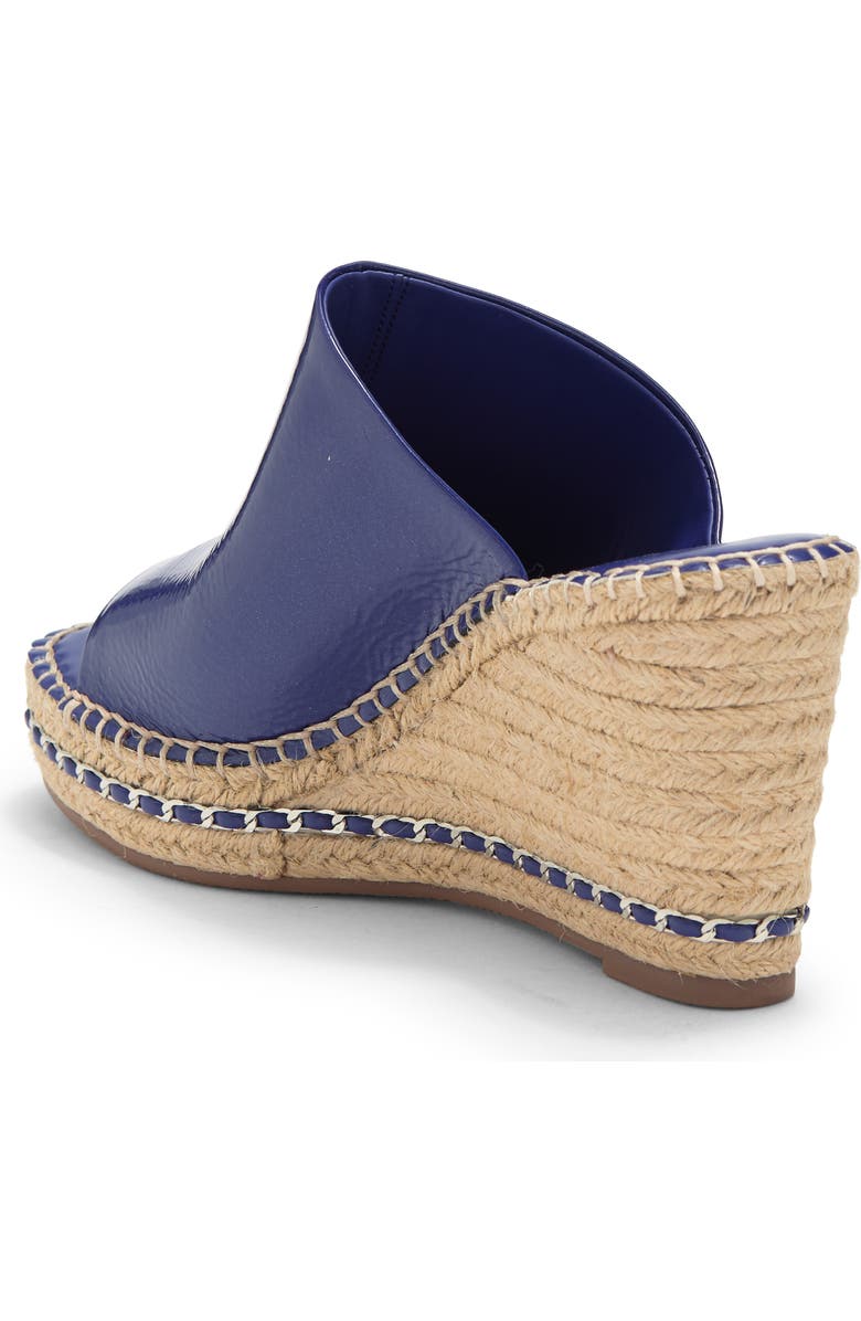 KARL LAGERFELD PARIS Azure Open Toe Wedge Espadrille Sandal, Alternate, color,