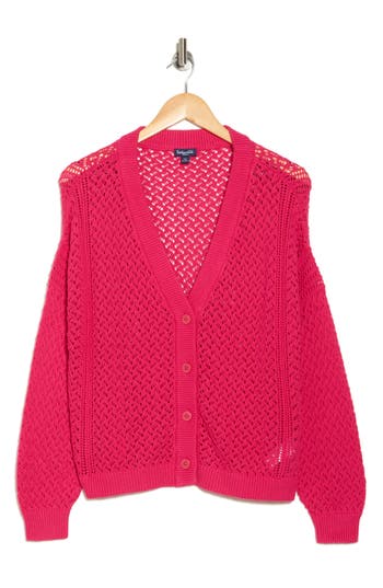 Splendid Bailey Open Stitch Cardigan In Fiore