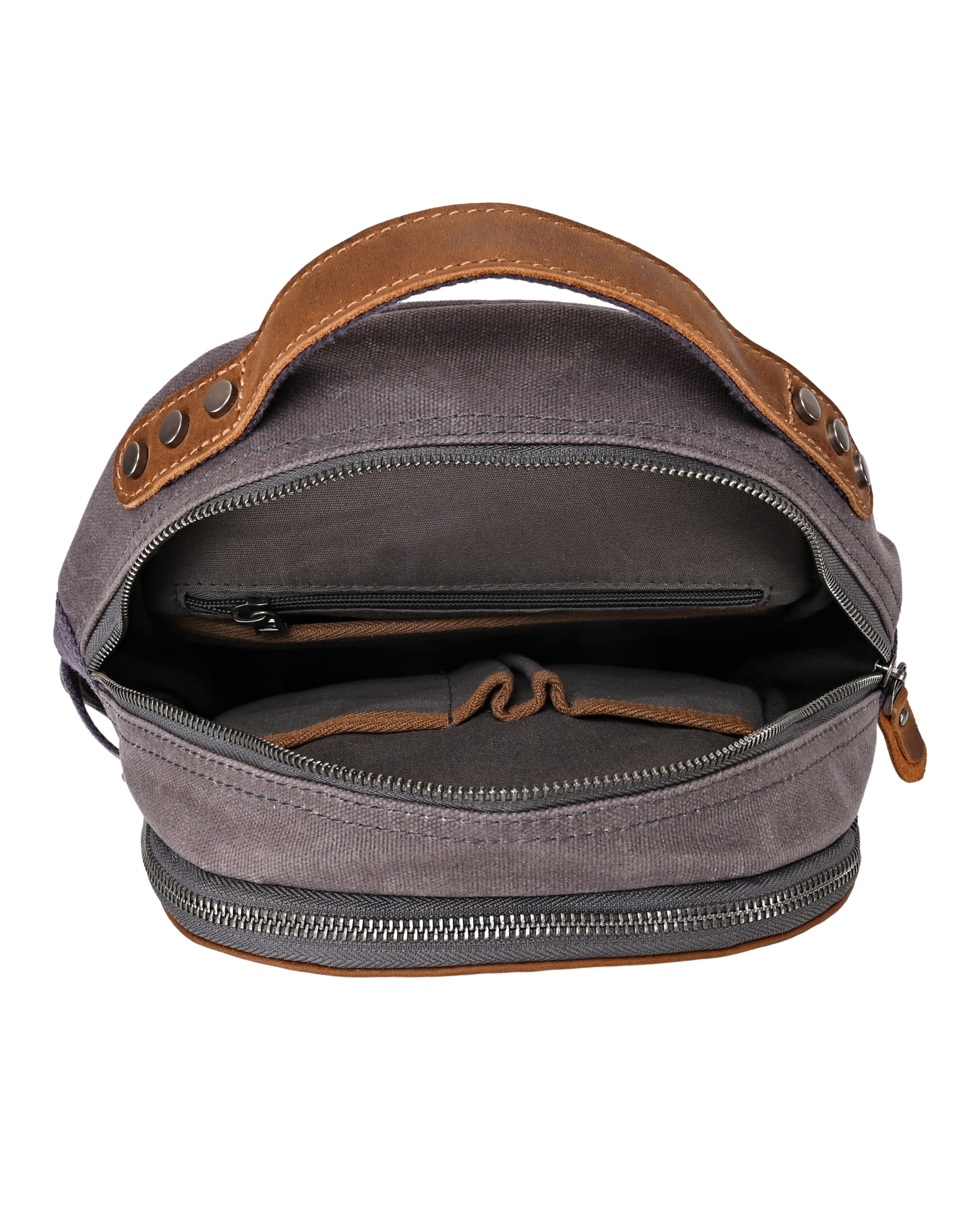 TSD Brand Mountain Leaf Durable Outdoor Utility Backpack, Alternate, color, Grey