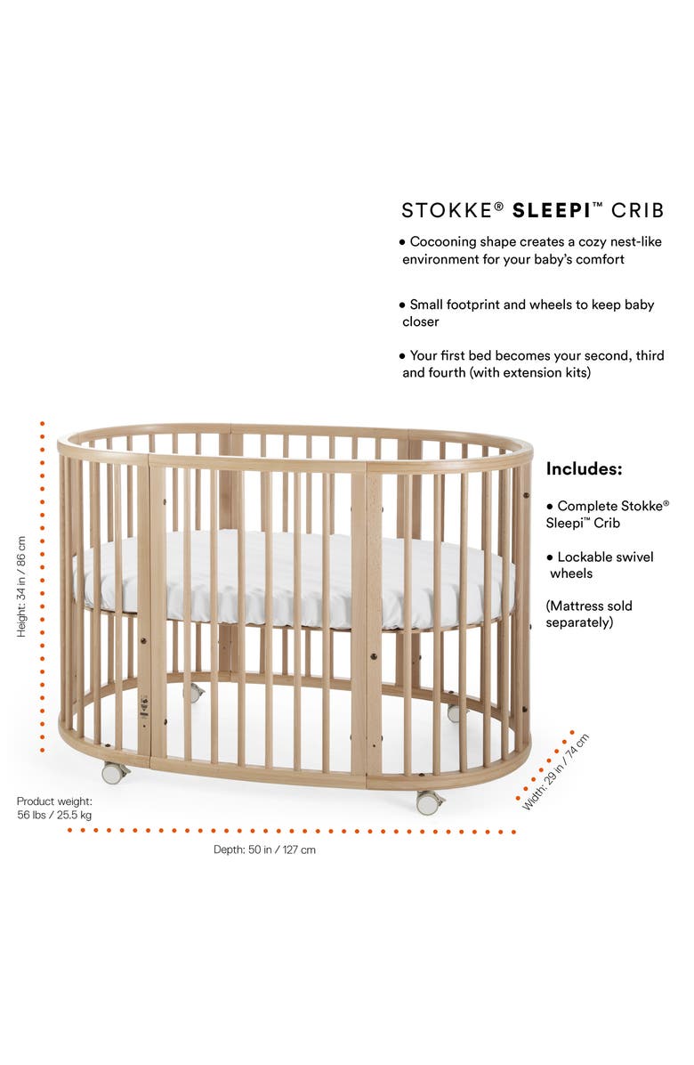 Stokke Convertible Sleepi Crib & Toddler Bed, Alternate, color, 