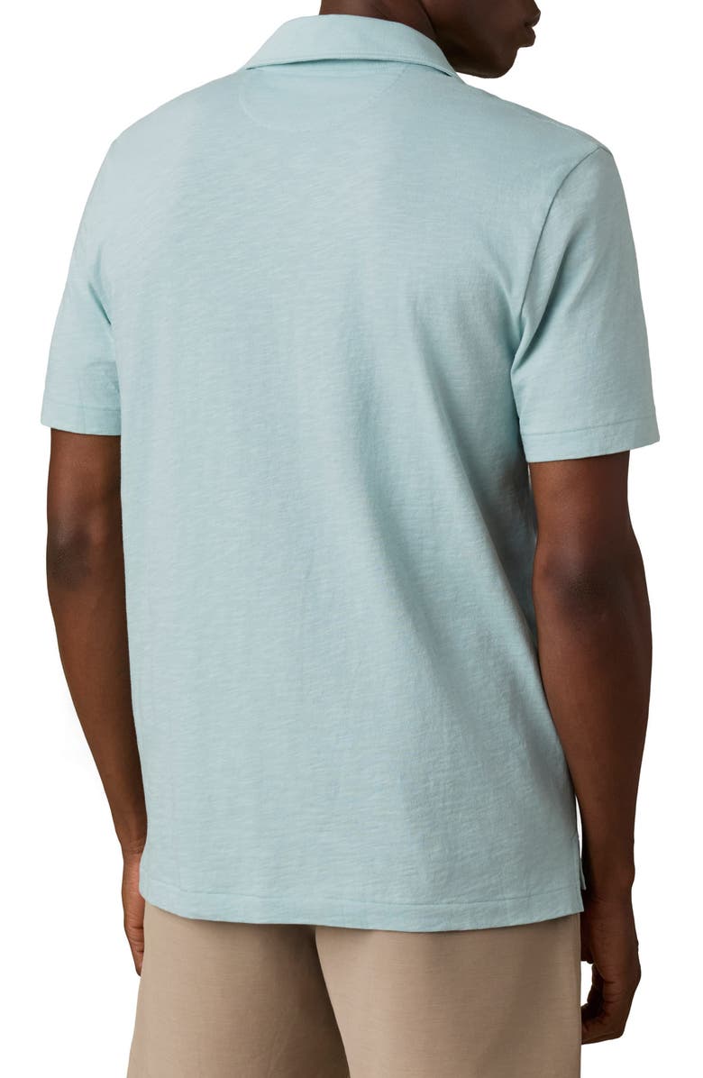 Faherty Sunwashed T-Shirt Polo, Alternate, color, Seafoam