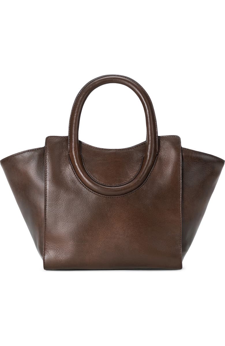STAUD Mini Maude Leather Tote, Alternate, color, Espresso