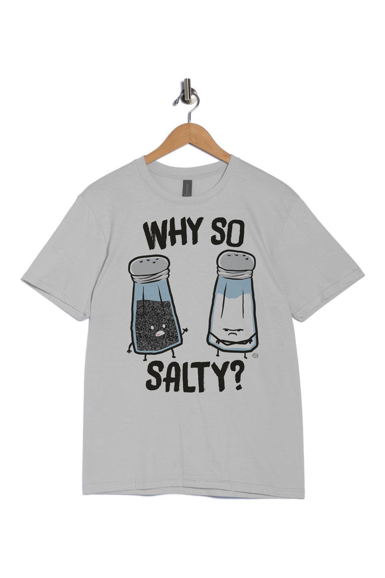 Why So Salty Graphic T-Shirt, Alternate, color, WHITE