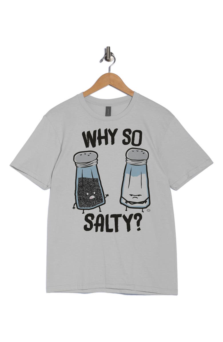 Monster Digital Why So Salty Graphic T-Shirt, Alternate, color, White