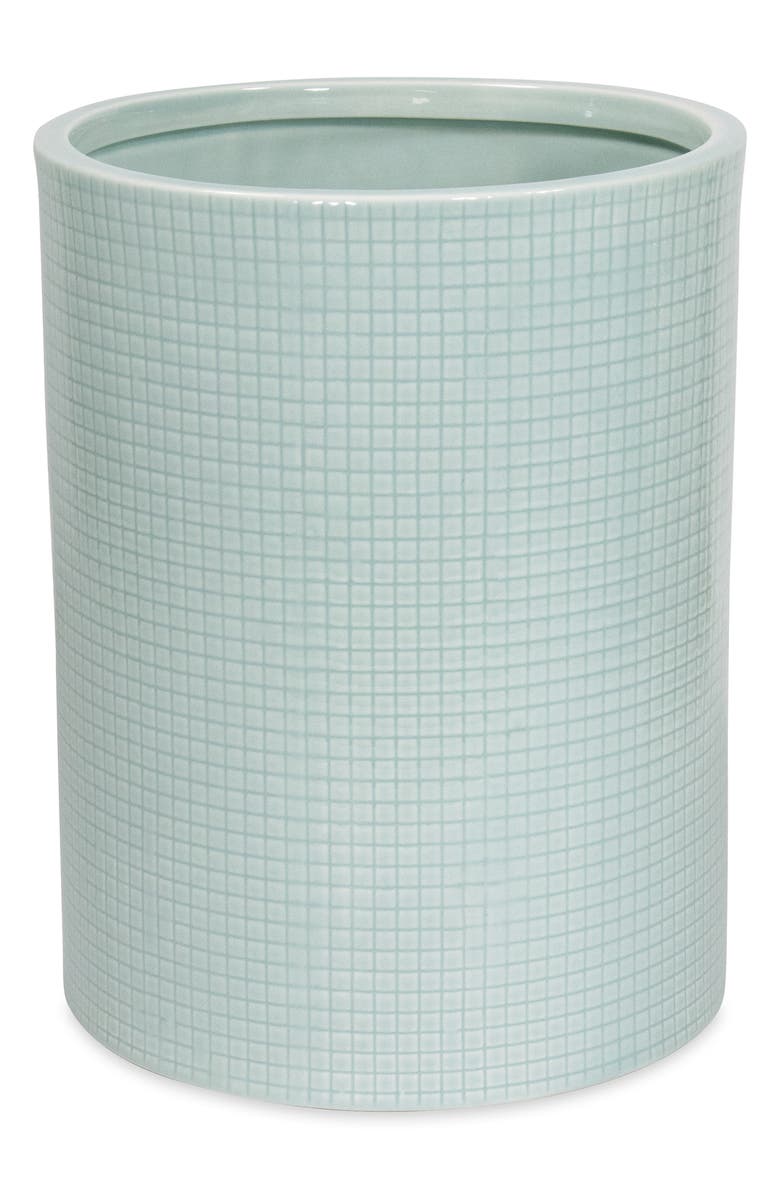 DKNY Fine Grid Wastebasket, Main, color,