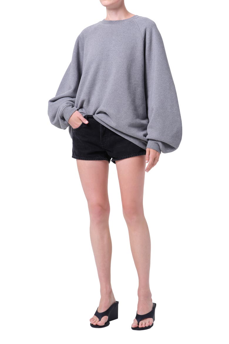 Valma Sweatshirt, Alternate, color, GREY HEATHER