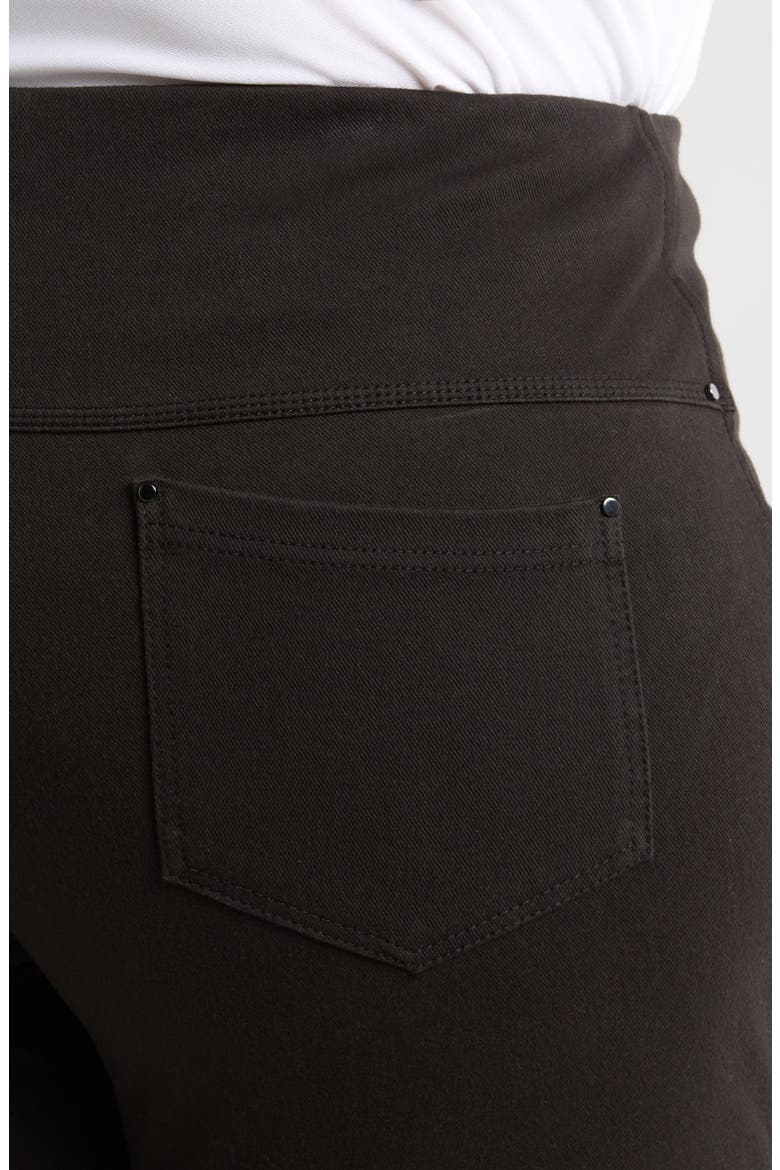 'Lyssentials Ankle Baby Bootcut Jeans, Alternate, color, BLACK