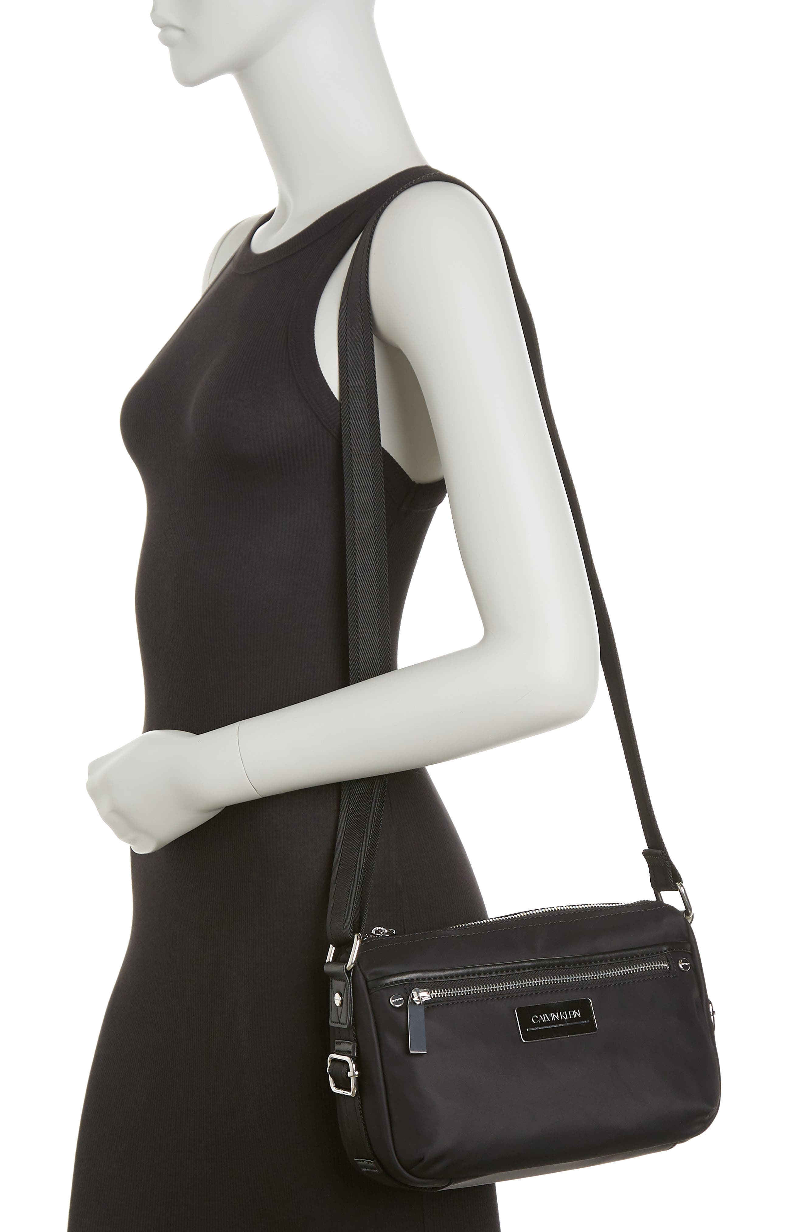 Calvin Klein Sussex Nylon Crossbody Bag, Alternate, color, 