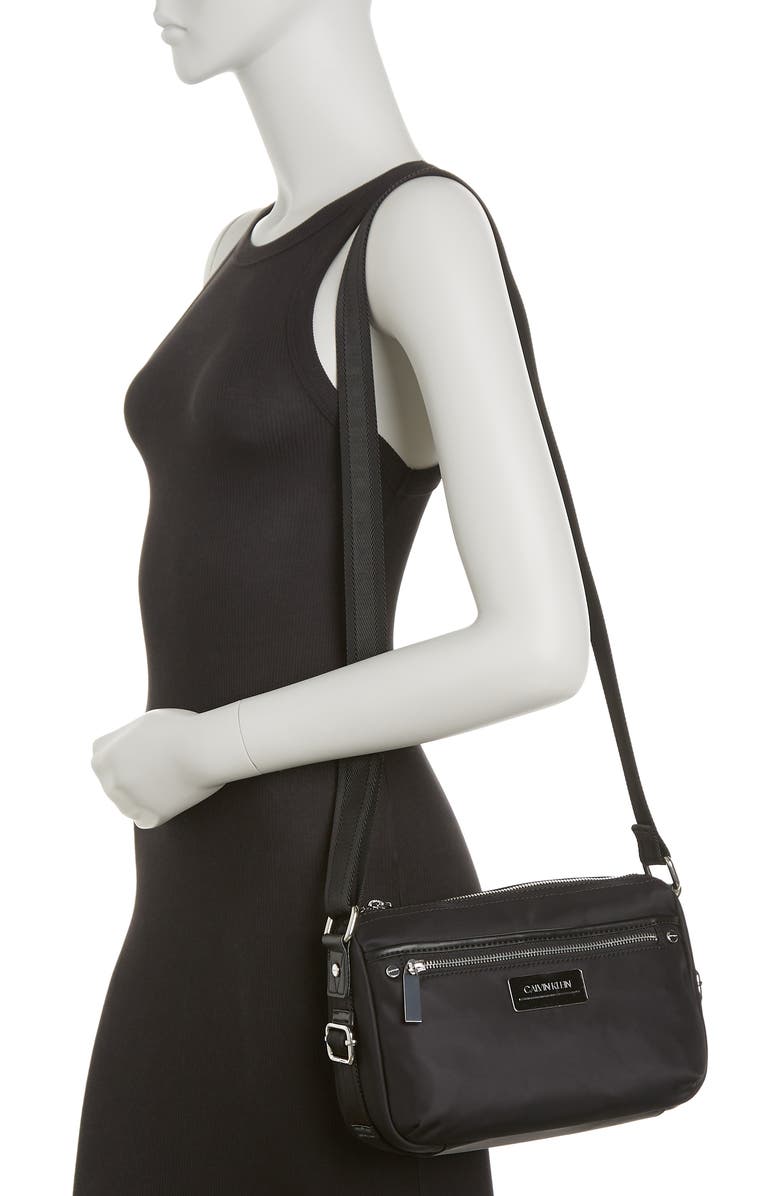 Calvin Klein Sussex Nylon Crossbody Bag, Alternate, color,