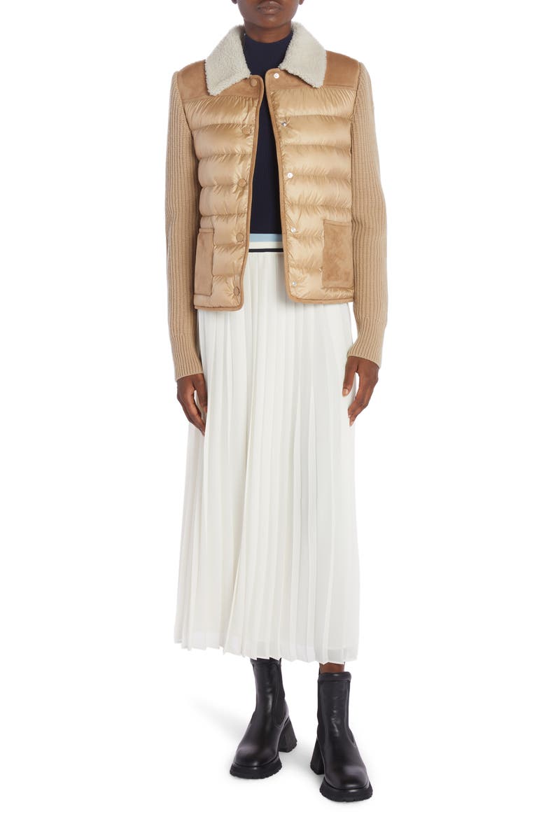 Pleated Skirt, Alternate, color, SILK WHITE