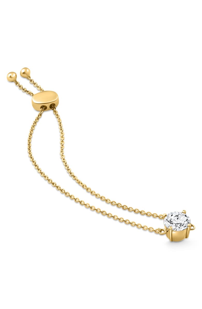 Bliss Diamond Certified 2Ct Diamond Solitaire Slider Bracelet 14k Gold Lab Grown, Alternate, color,