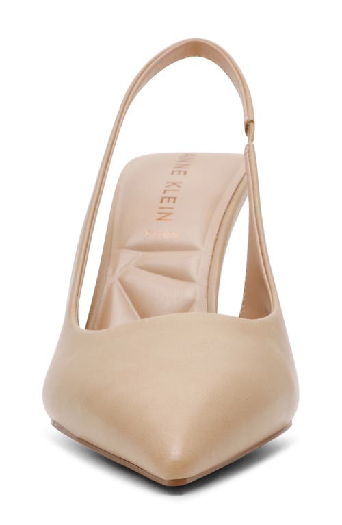 Anne Klein Itzy Pointed Toe Slingback Pump In Brown