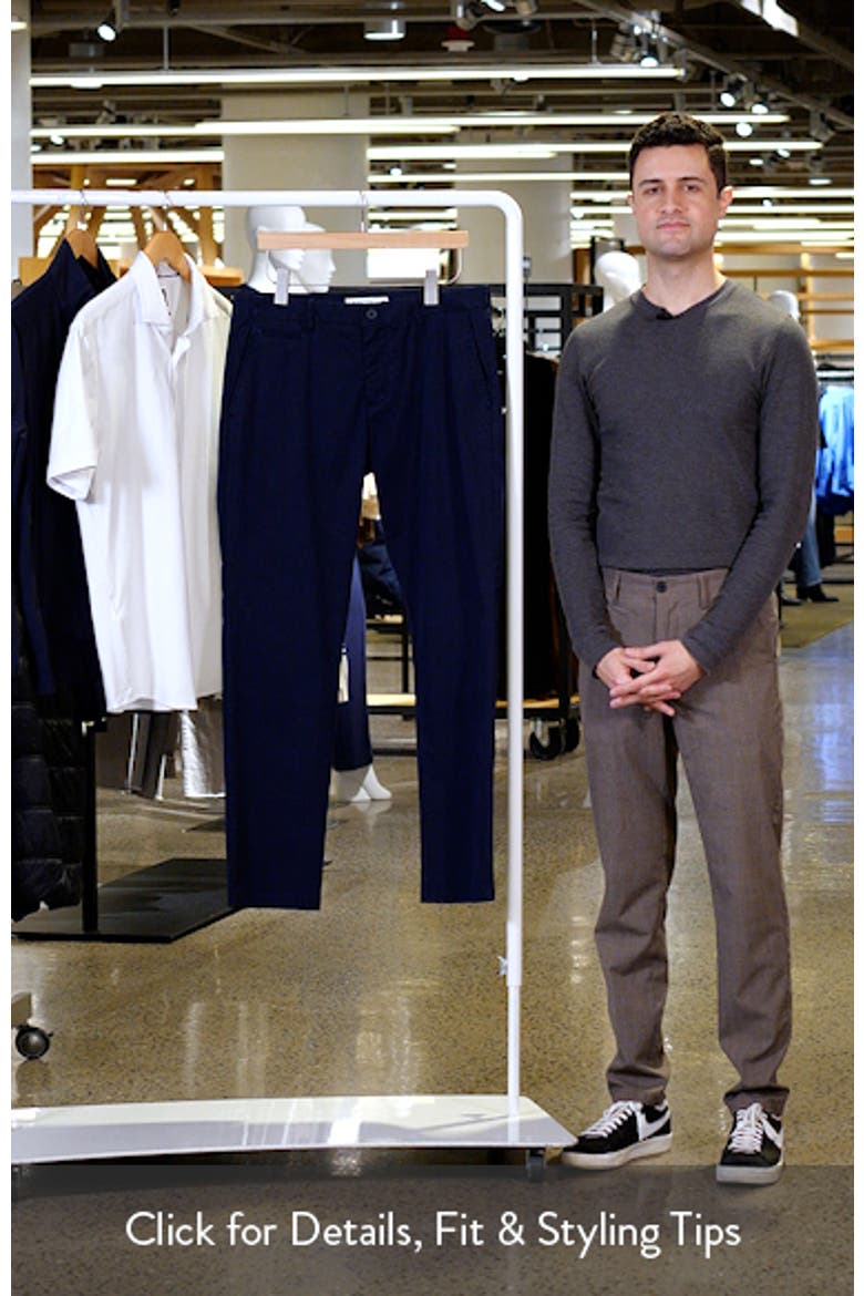 Slim Straight Stretch Cotton Twill Chinos video