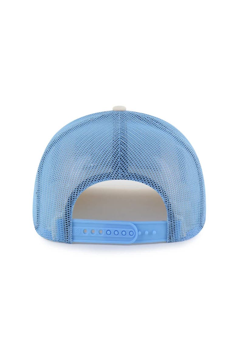 Men's '47  Natural North Carolina Tar Heels Drawbridge Trucker Adjustable Hat, Alternate, color, Natural