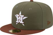 New Era Men's New Era Olive/Brown Houston Astros Color Pack 59FIFTY Fitted Hat