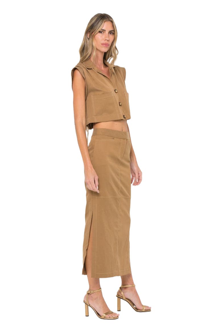 Reese Skirt, Alternate, color, Caramel