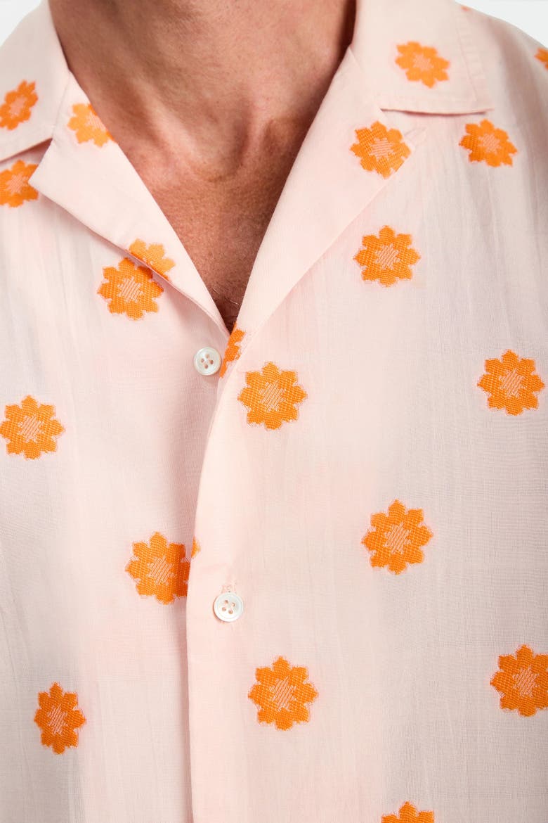 Felix Camp Shirt Daisy Dots, Alternate, color, Daisy Dots
