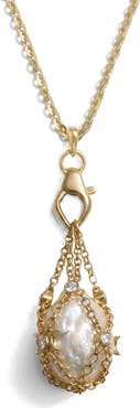 Awe Inspired Wishing Stone Pendant Necklace