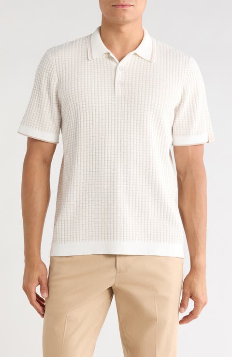 Harvey Rib Polo Sweater