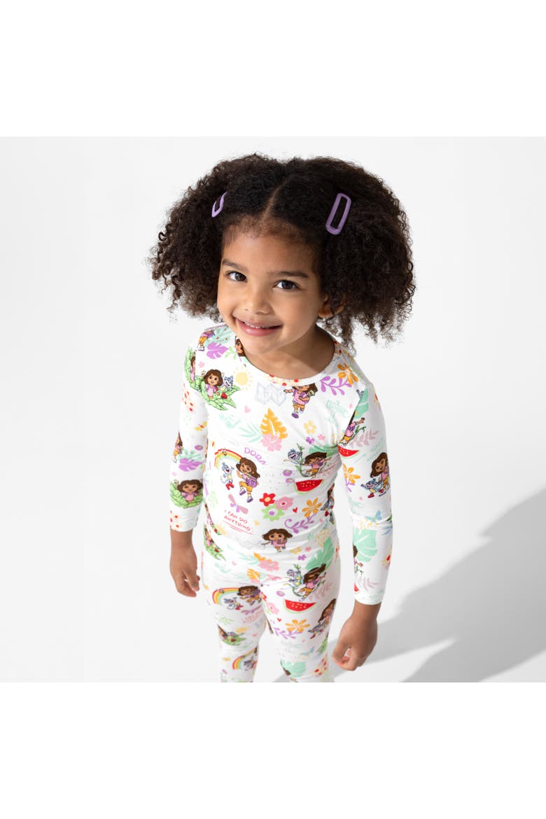 Kids' Dora Tropical Dreams Set of 2 Piece Pajamas, Alternate, color, Dora: Tropical Dreams