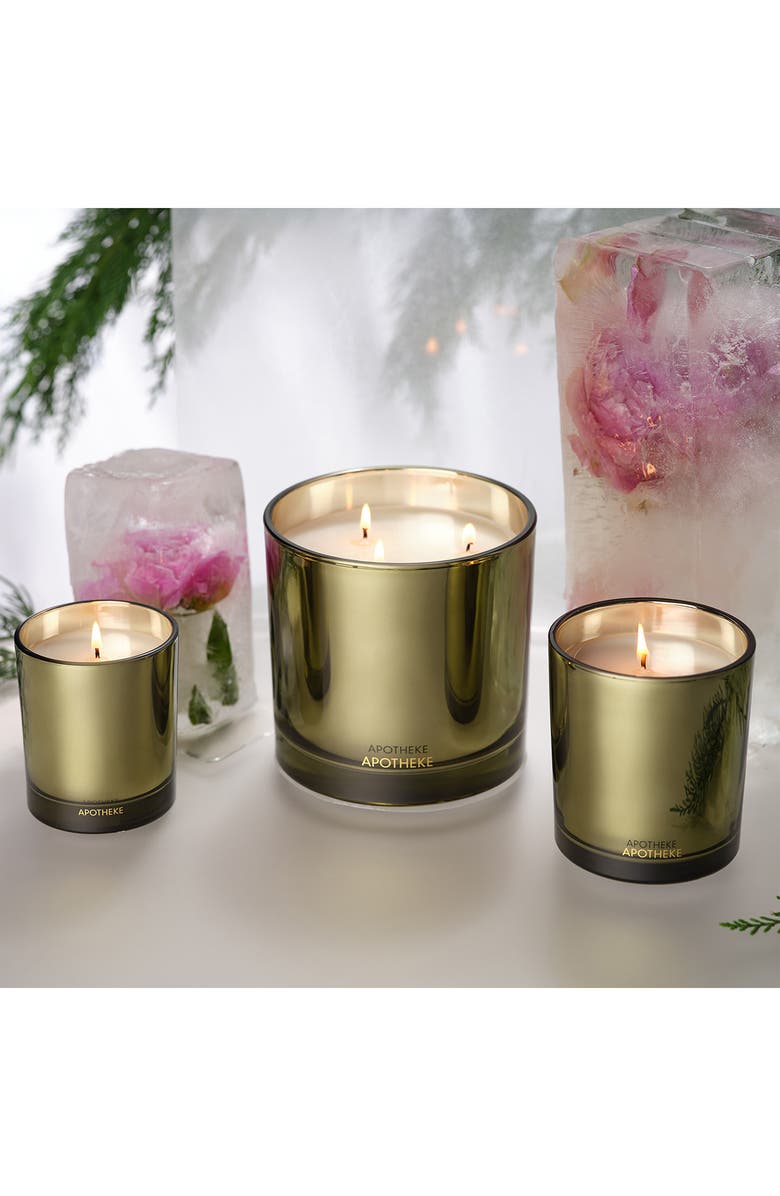 APOTHEKE Black Cypress Classic Scented Candle, Alternate, color, Green