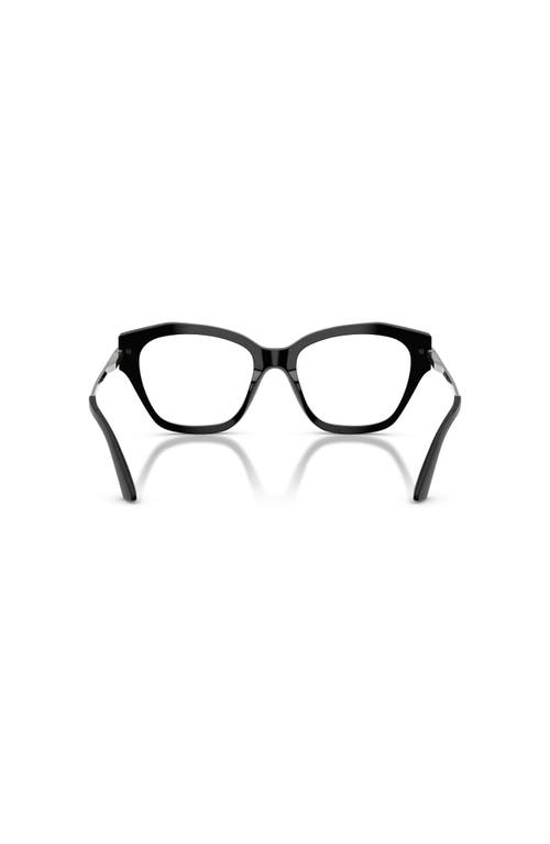 Jimmy Choo 54mm Cat Eye Optical Glasses In Black