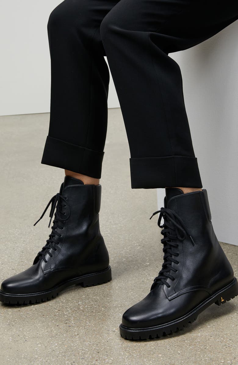 Lafayette 148 New York Finley Combat Boot, Alternate, color,