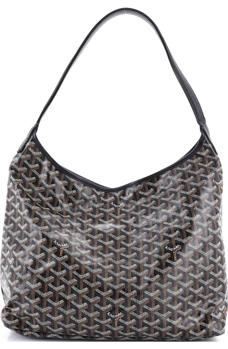 Pre-Owned Goyard Boheme Hobo Printed Coated Canvas, Alternate, color,