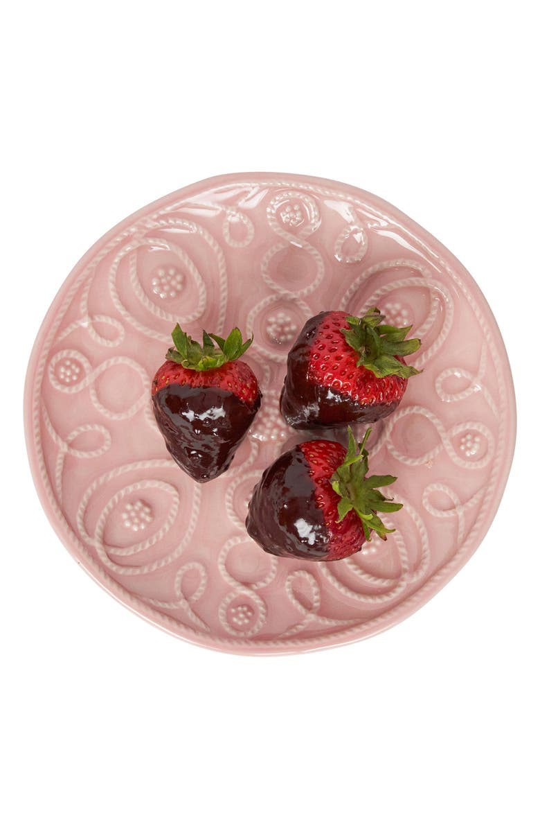 Juliska Jardins du Monde Set of 4 Side/Cocktail Plates, Alternate, color, Blush
