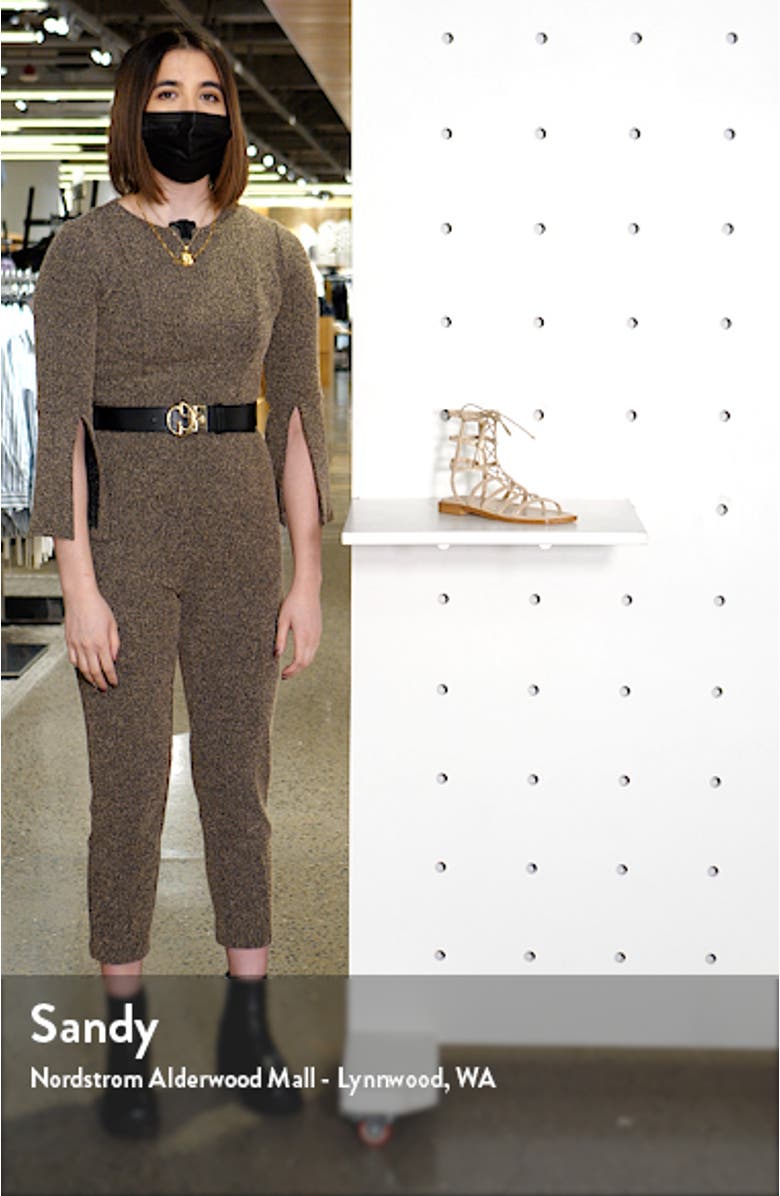 Stuart Weirzman Kora Lace-Up Gladiator Sandal, sales video thumbnail