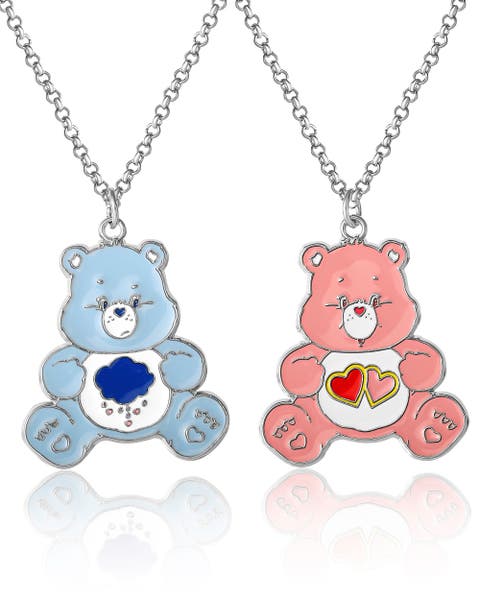 BFF Necklace for 2 with Grumpy Bear and Love-a-Lot Bear