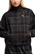 PUMA T7 Relaxed Tartan Woven Jacket