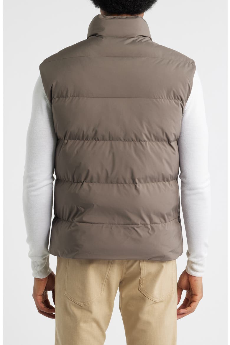 Waterproof Quilted Vest, Alternate, color, ASH GREY