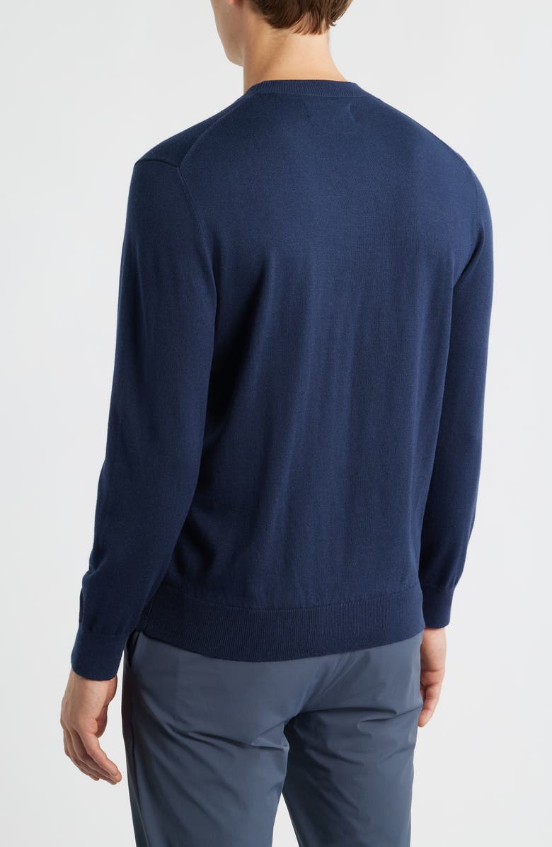 Mizzen+Main Heritage Crewneck Sweater, Alternate, color, Navy