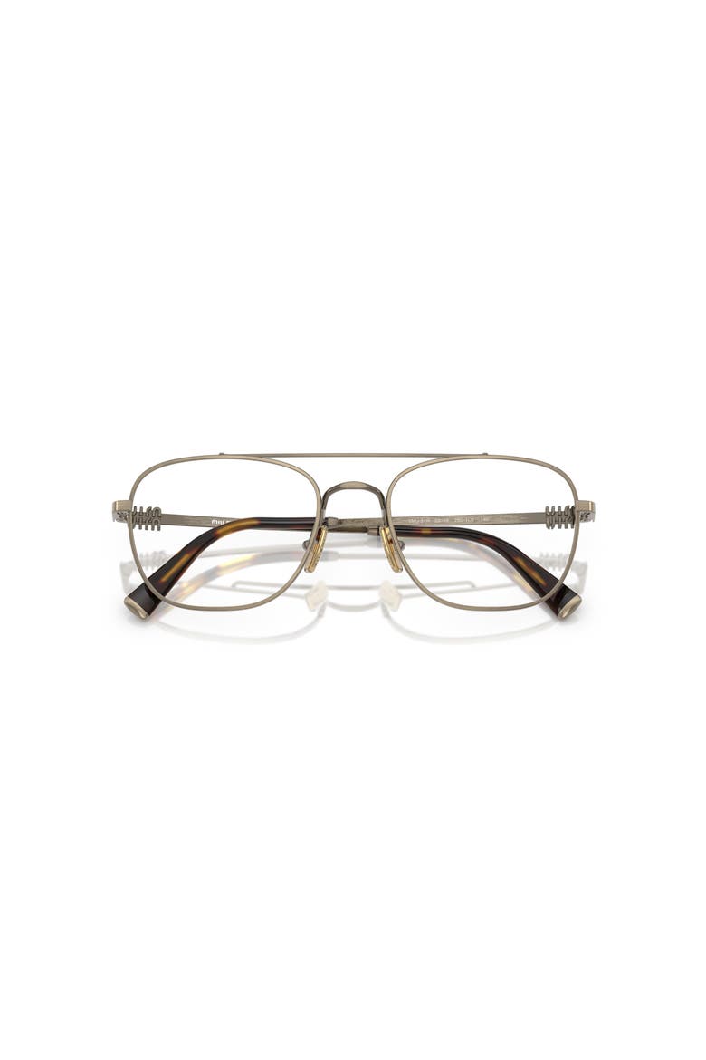 53mm Square optical glasses, Alternate, color, Gold